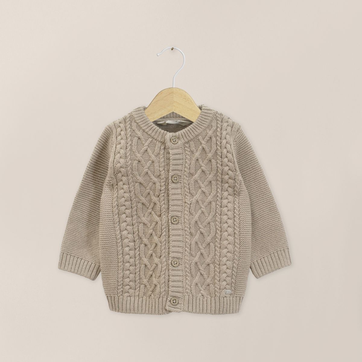 OPALINE - Chaleco Bebe Niño Cafe
