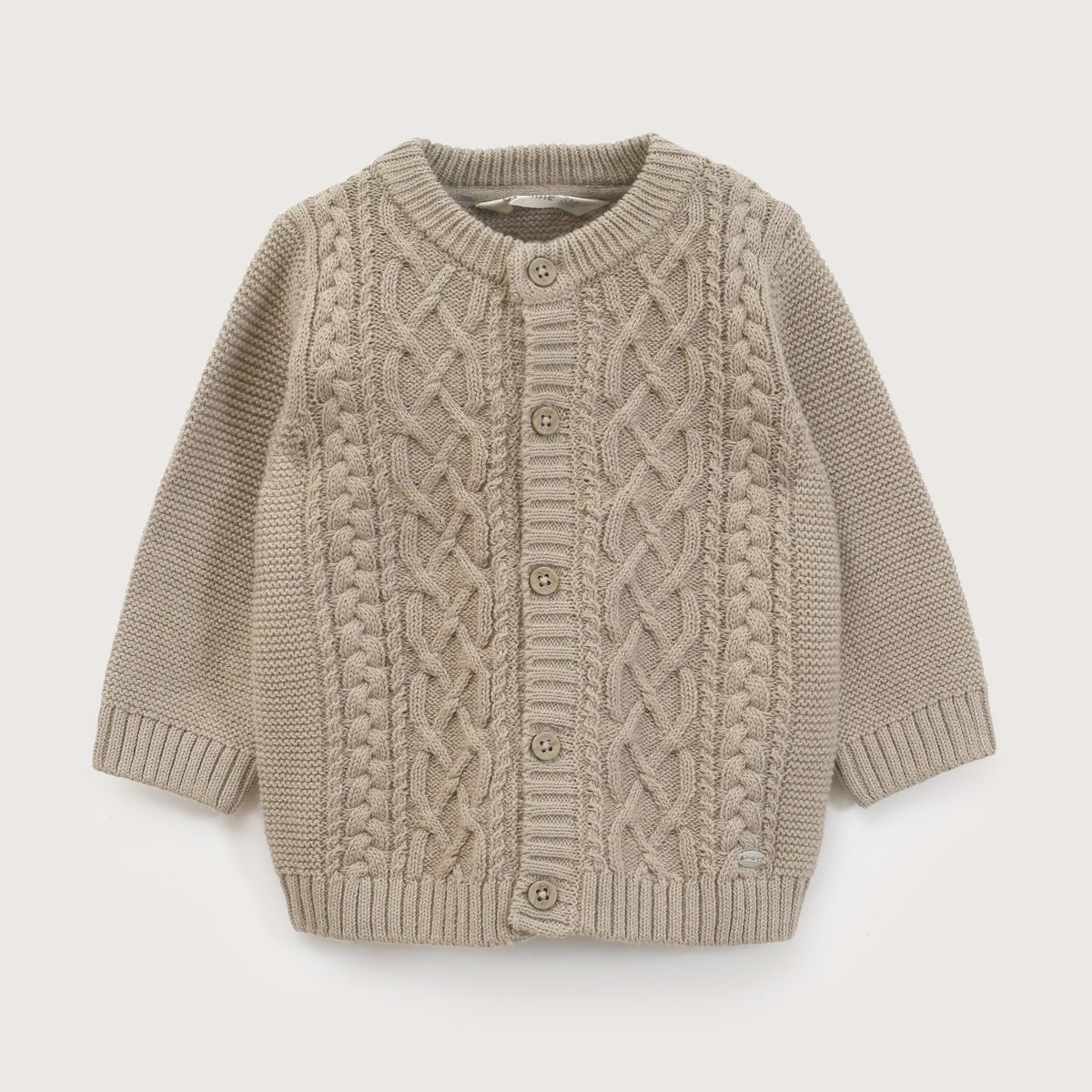 OPALINE - Chaleco Bebe Niño Cafe