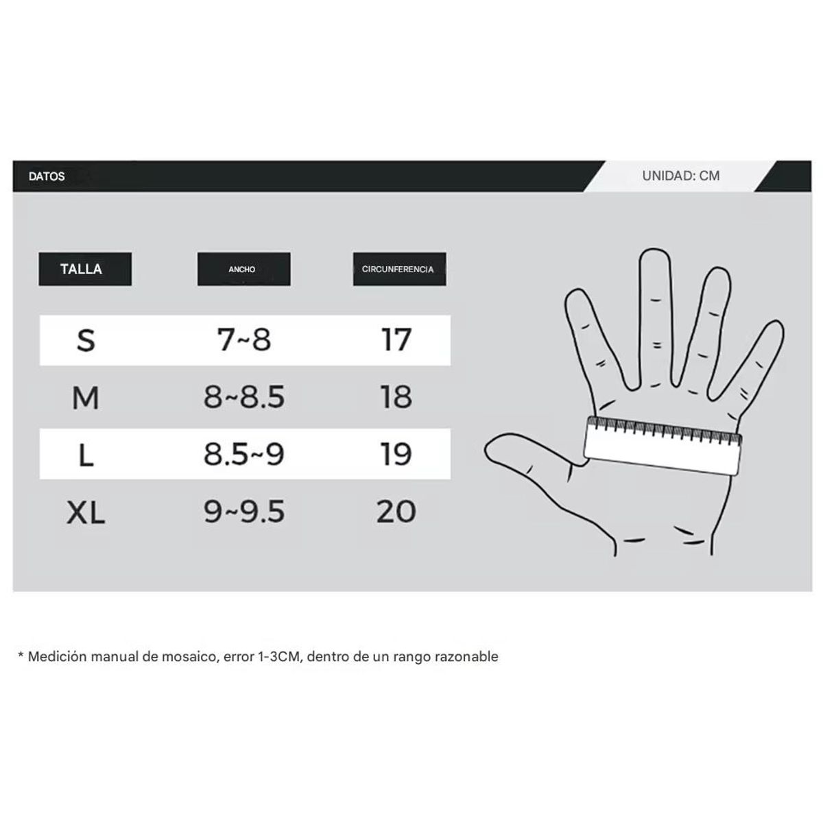 MOTOWOLF - Guantes de Mujer para Motociclismo Motowolf 0330B