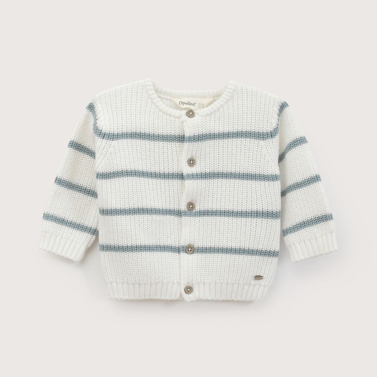 OPALINE - Chaleco Bebe Niño Blanco