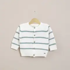 OPALINE - Chaleco Bebe Niño Blanco