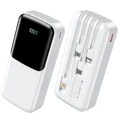 TECNOLAB - Bateria Externa Power Bank Carga Rapida 20000ma TL781 Blanco