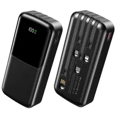 TECNOLAB - Bateria Externa Power Bank Carga Rapida 20000mah TL781 Negro