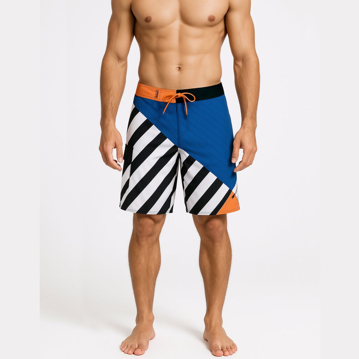 FALCONE - Traje De Baño Estampado Diagonal
