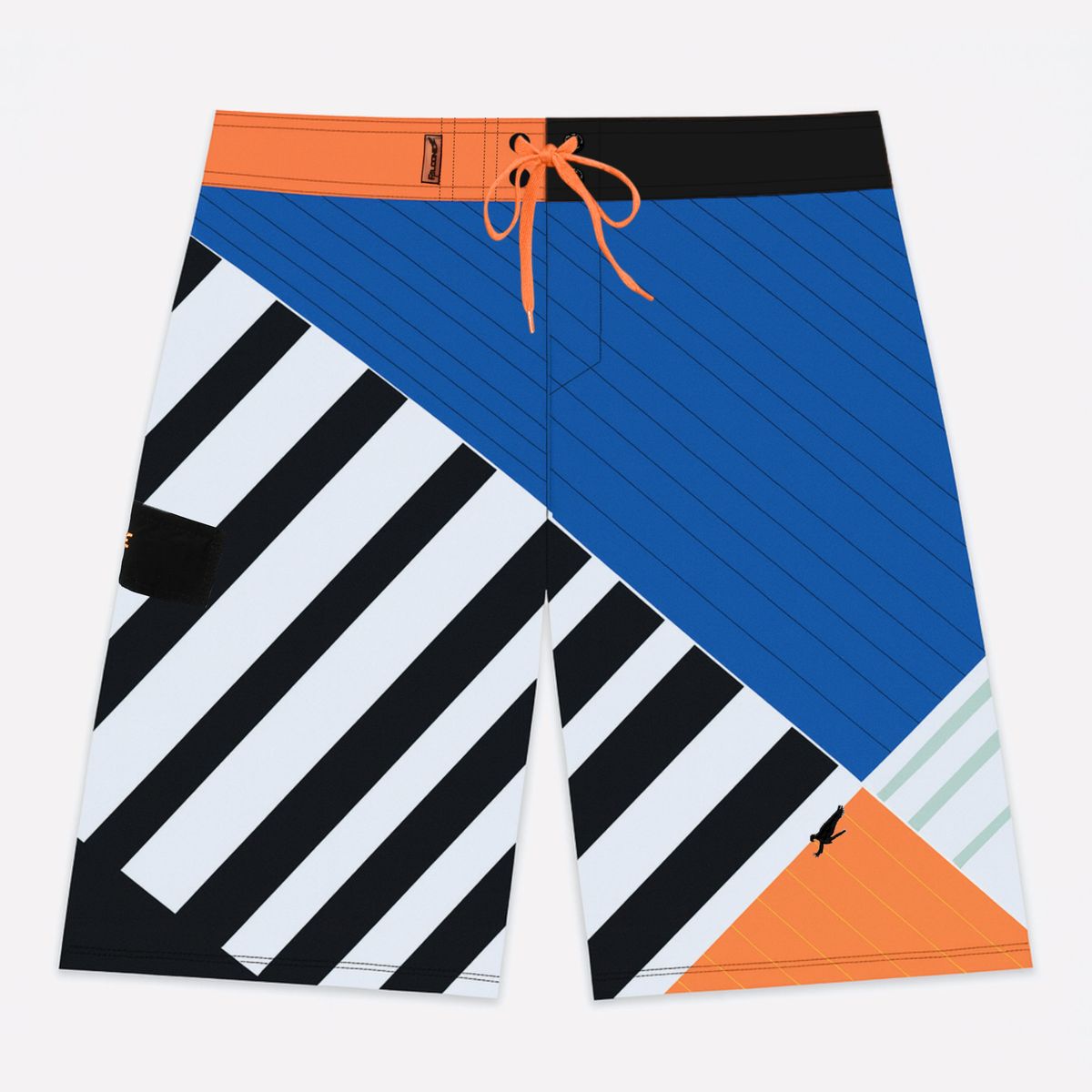 FALCONE - Traje De Baño Estampado Diagonal