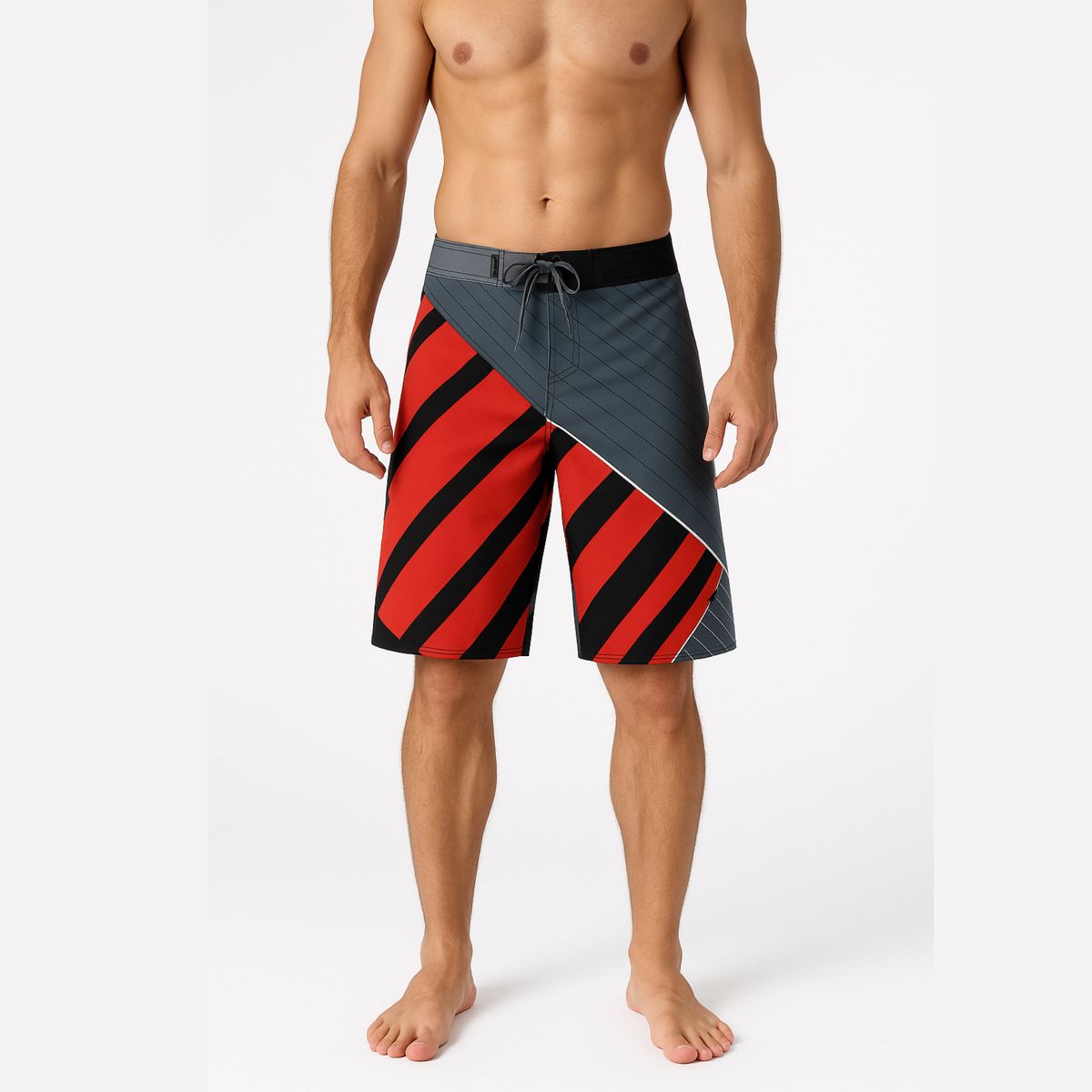 FALCONE - Traje De Baño Estampado Diagonal