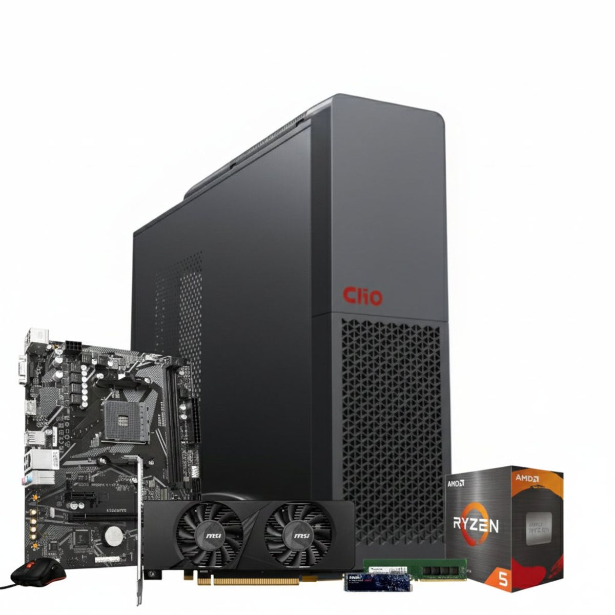 GENERICO - Pc Gamer Bronze - Amd Ryzen 5 5500 - Gigabyte A520m-k V2