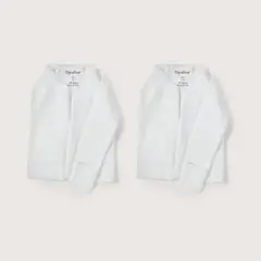 OPALINE - Pack De 2 Camisetas Guante Blancas Bebe