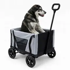HOOPET - Bolsa De Transporte Para Mascotas 2 En 1 Pet Trolley