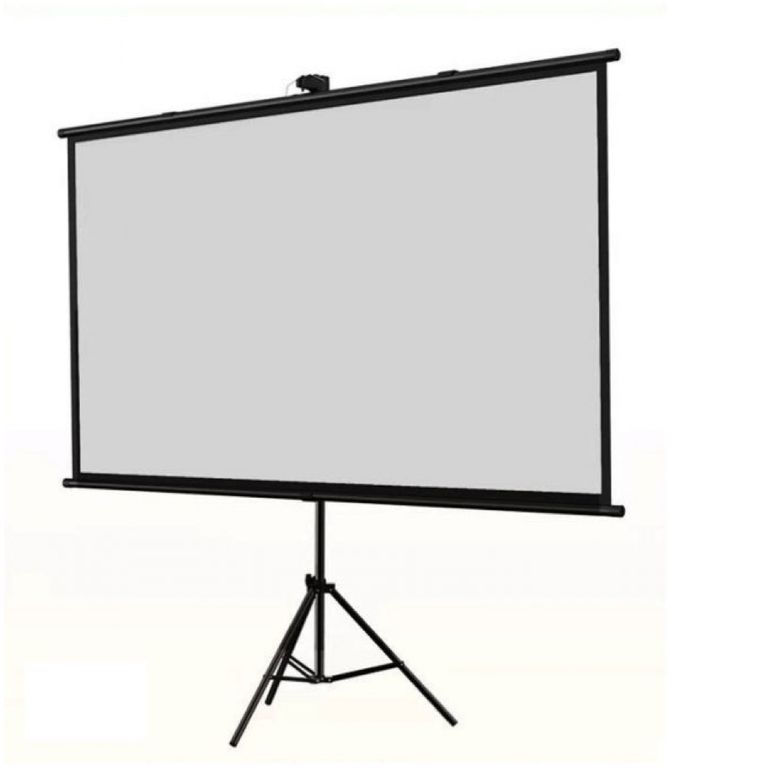 OEM Telón Mural de Proyector Portátil de 60 pulgadas (Gris Fibra Telón)