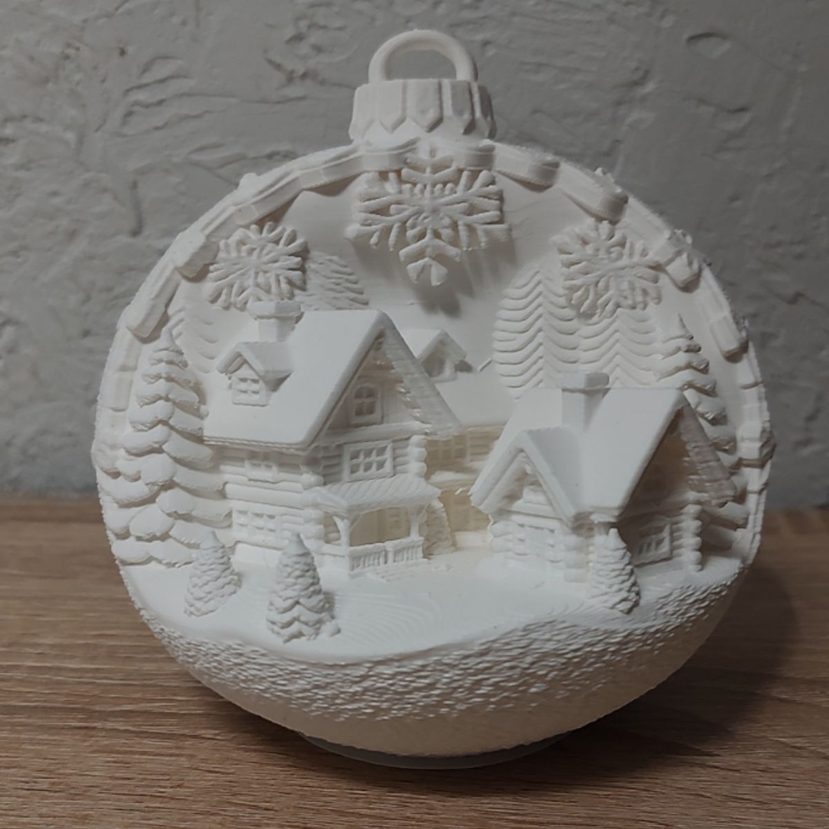 GENERICO - Adorno para el árbol de Navidad- Cabañas Nevadas