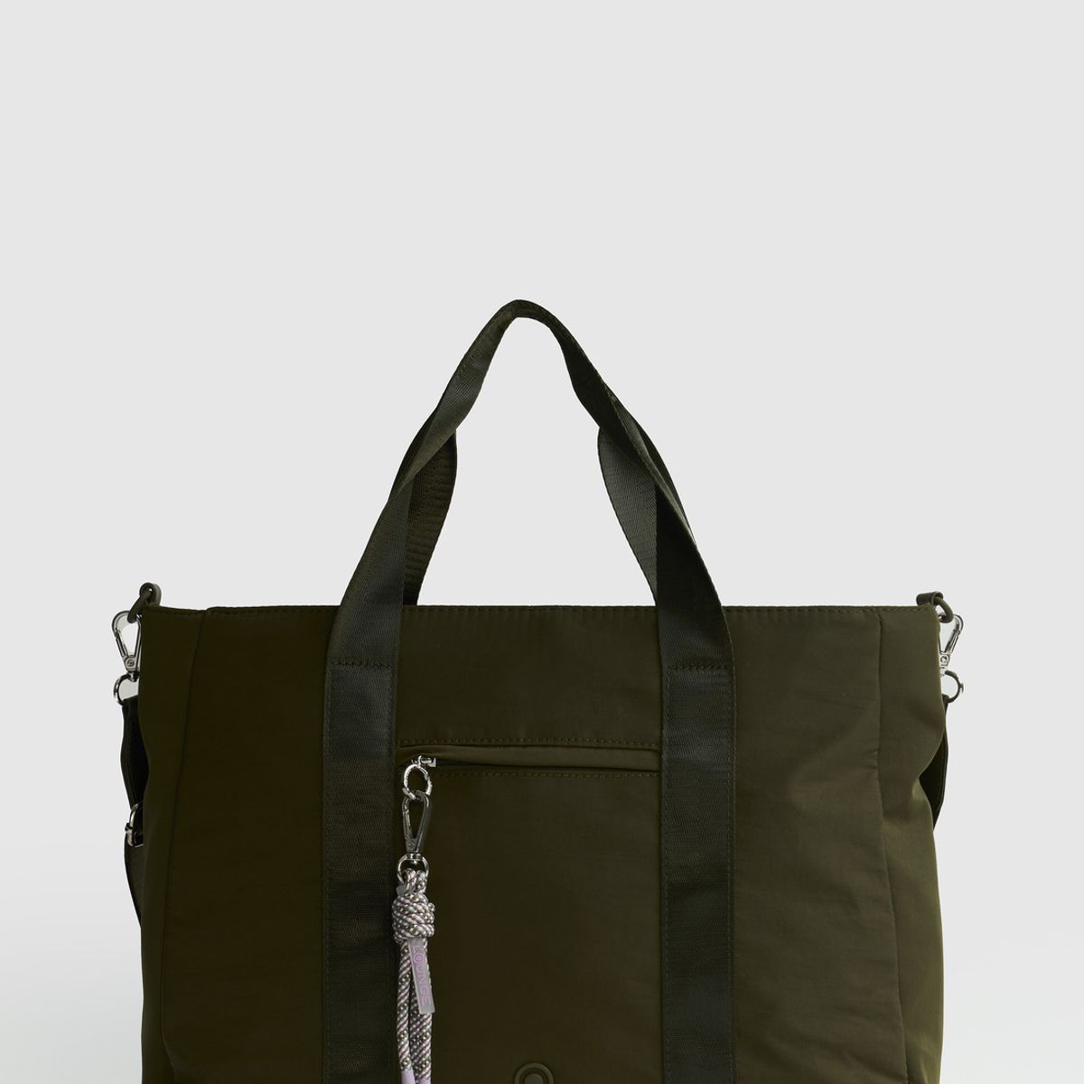 LOUNGE - Cartera De Hombro Notebook Nylon Straps Gruesos Llavero LOUNGE