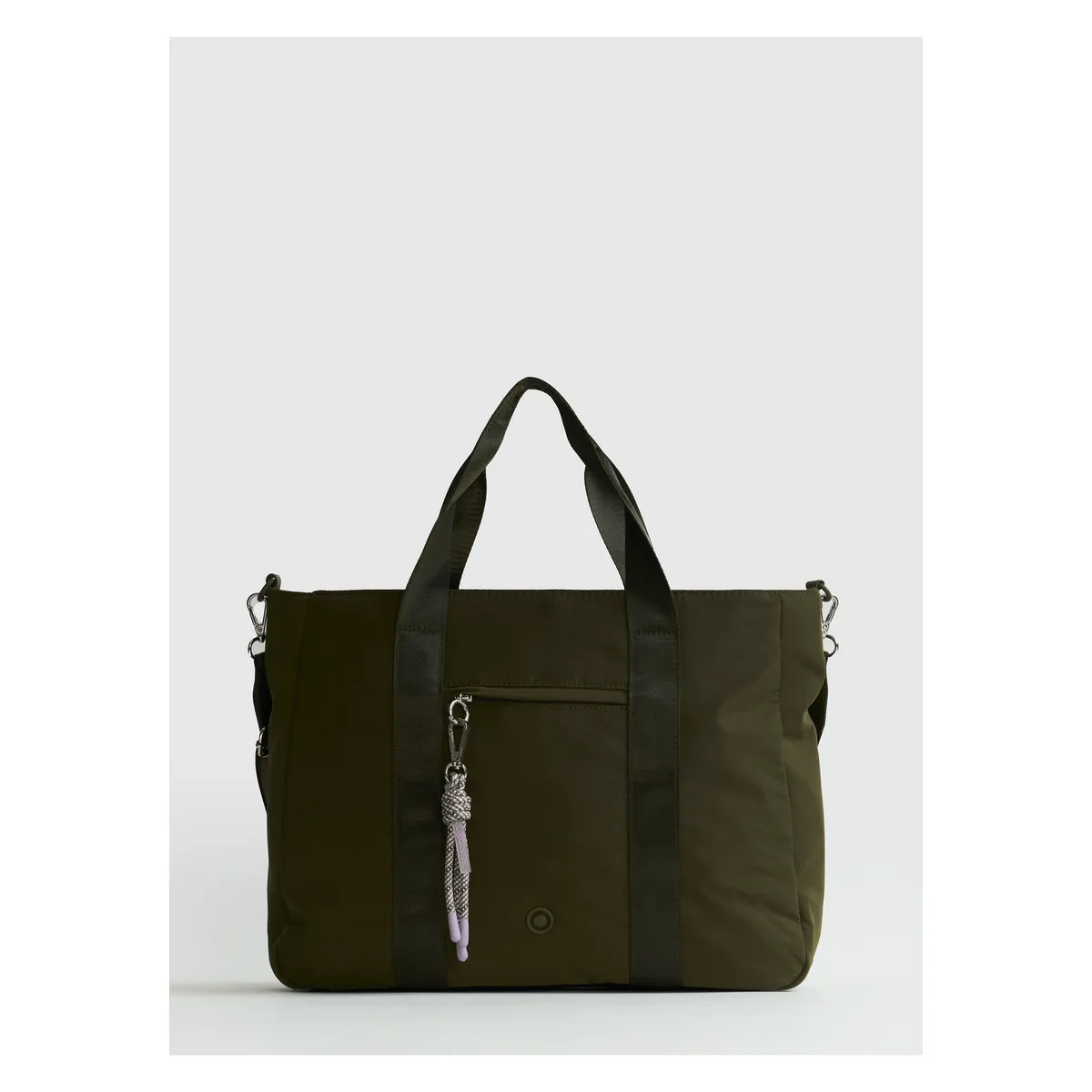 LOUNGE - Cartera De Hombro Notebook Nylon Straps Gruesos Llavero LOUNGE