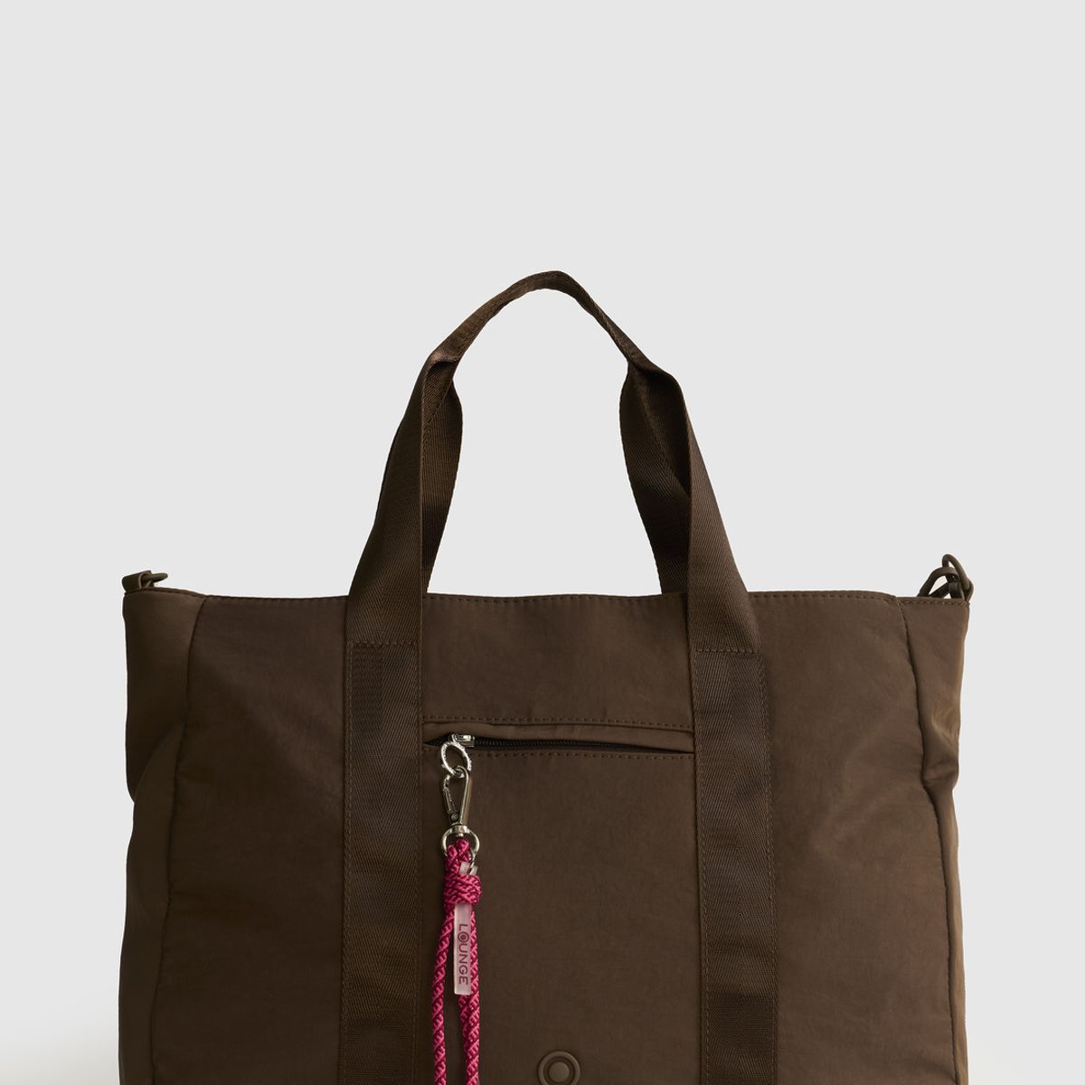 LOUNGE - Cartera De Hombro Notebook Nylon Straps Gruesos Llavero LOUNGE