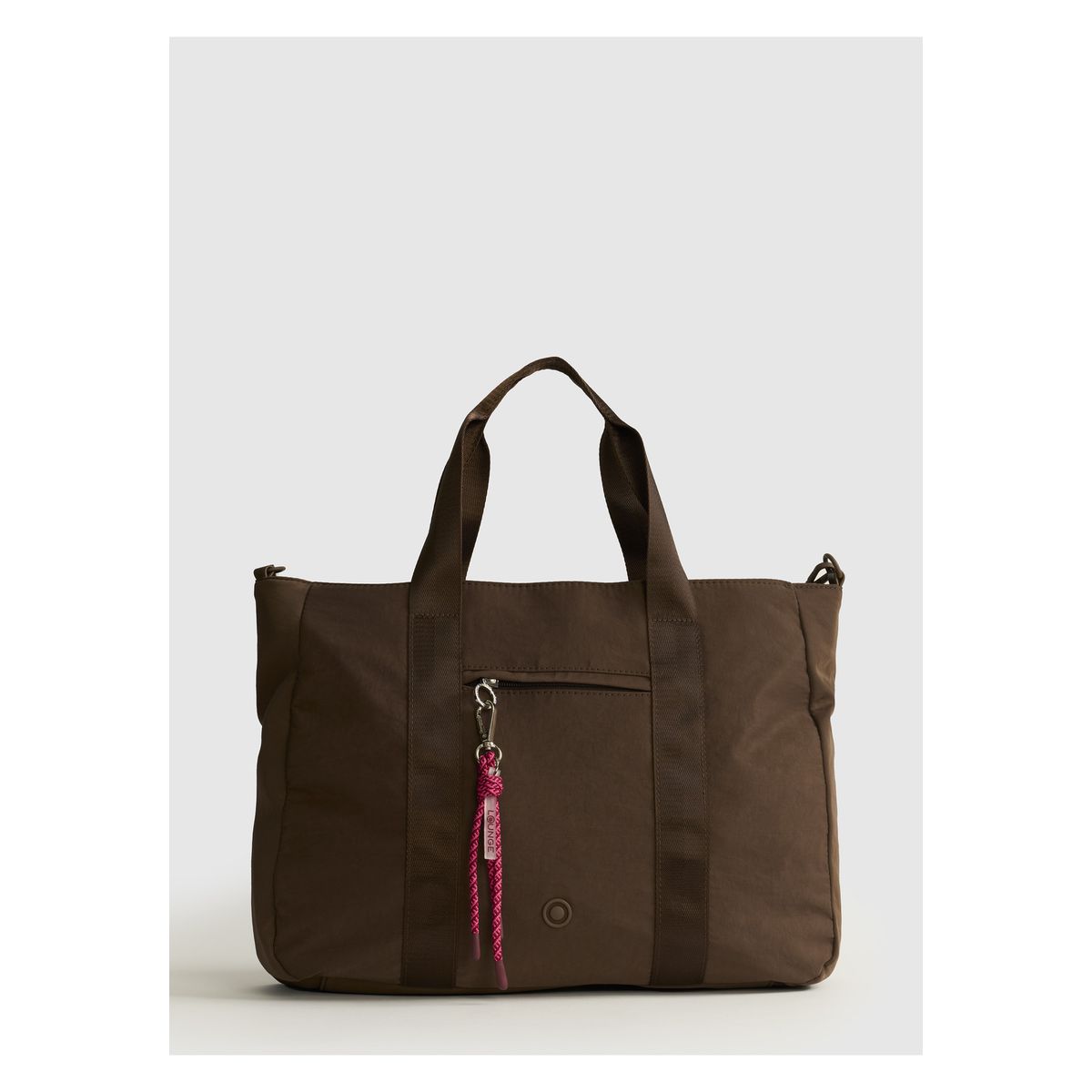 LOUNGE - Cartera De Hombro Notebook Nylon Straps Gruesos Llavero LOUNGE