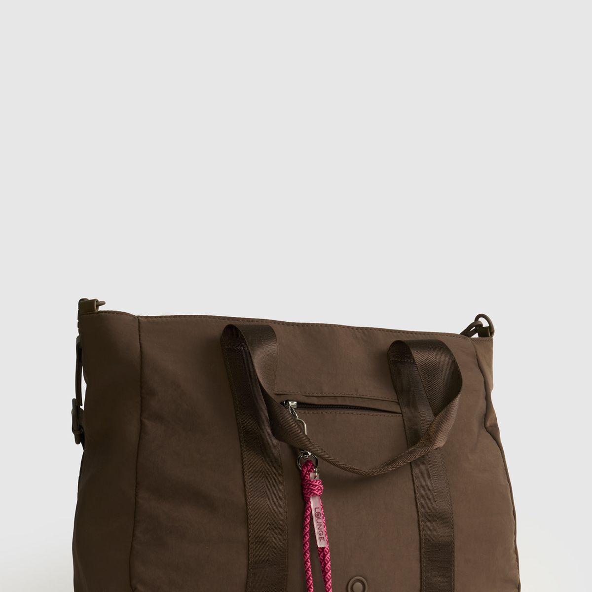 LOUNGE - Cartera De Hombro Notebook Nylon Straps Gruesos Llavero LOUNGE