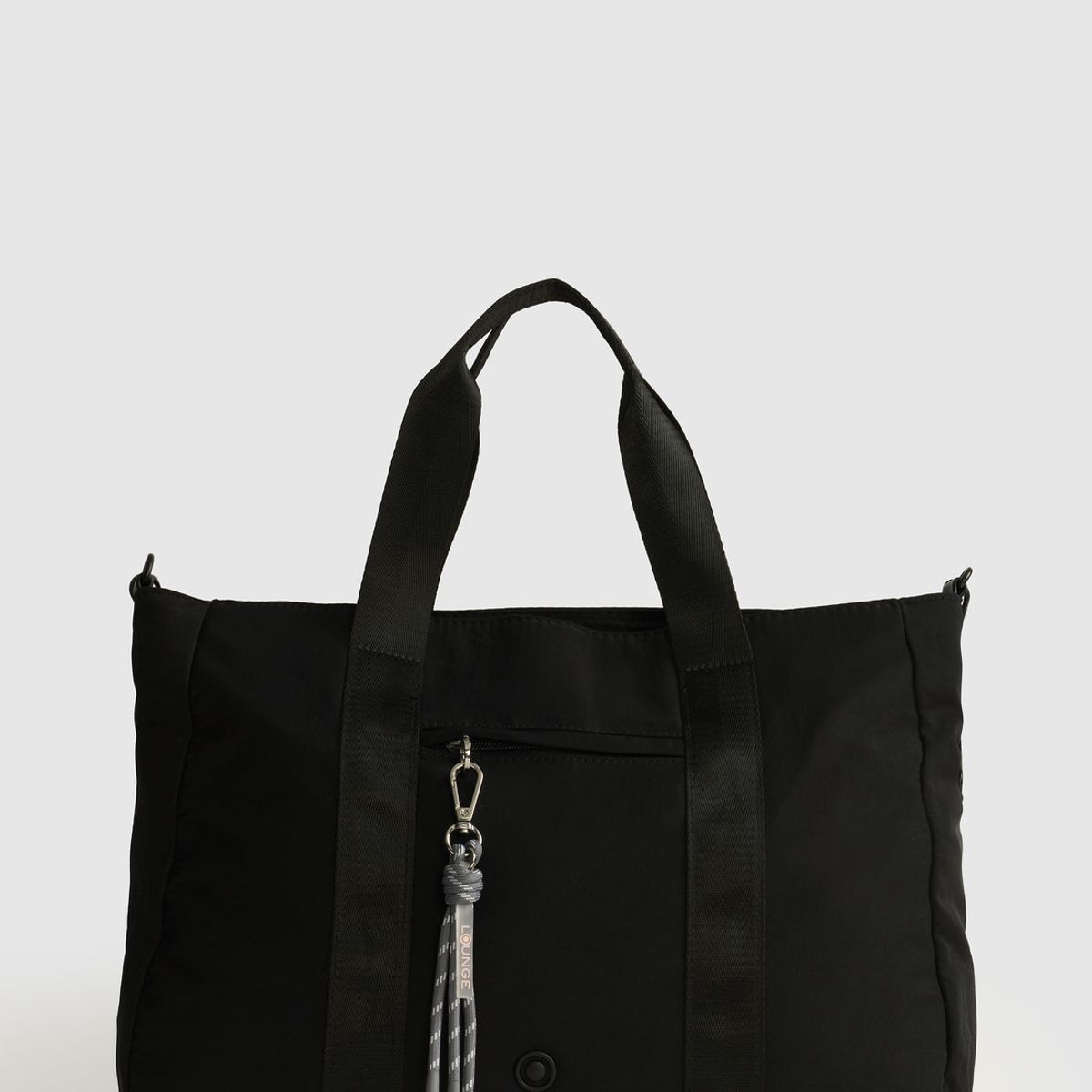 LOUNGE - Cartera De Hombro Notebook Nylon Straps Gruesos Llavero LOUNGE