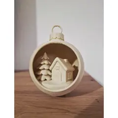 GENERICO - Adorno para el árbol de Navidad- Casa Navideña