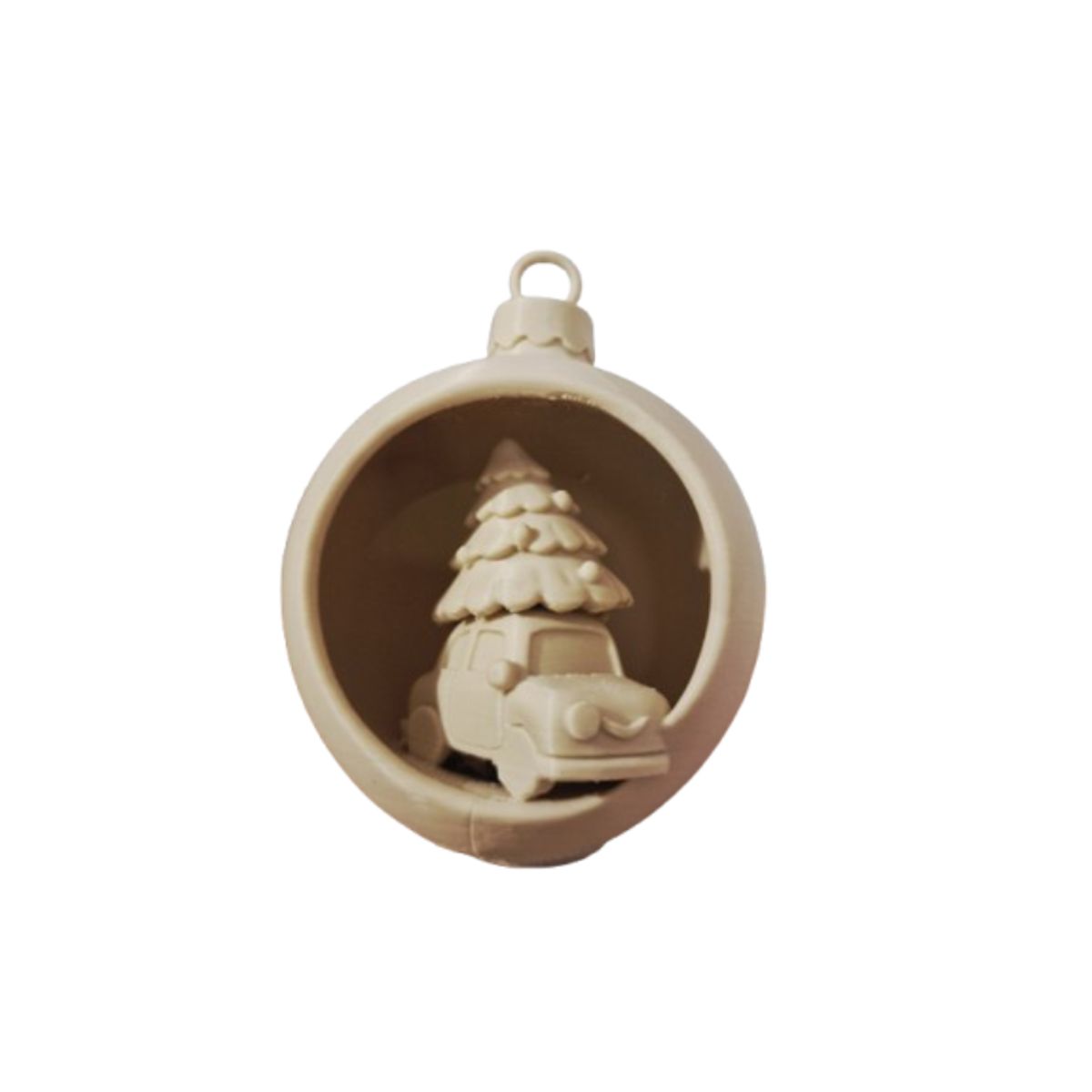 GENERICO - Adorno para el árbol de Navidad- Auto Navideño