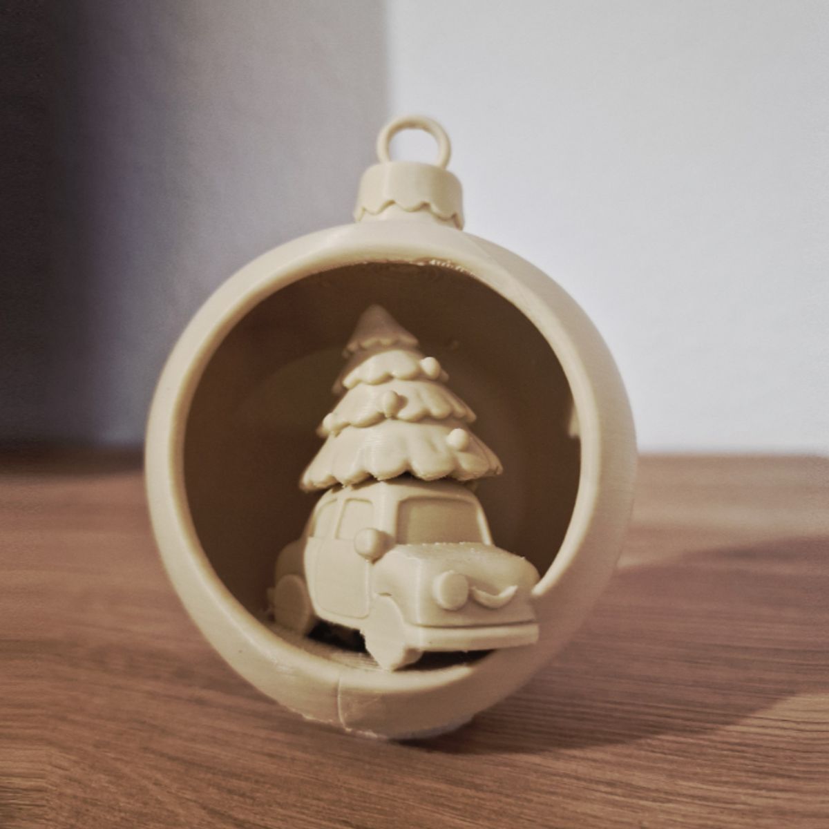GENERICO - Adorno para el árbol de Navidad- Auto Navideño