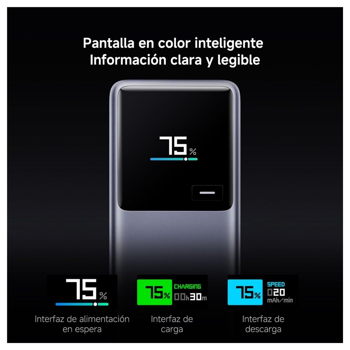 XIAOMI - Xiaomi Power Bank 165W 10000 mAh con Cable Integrado Plateado