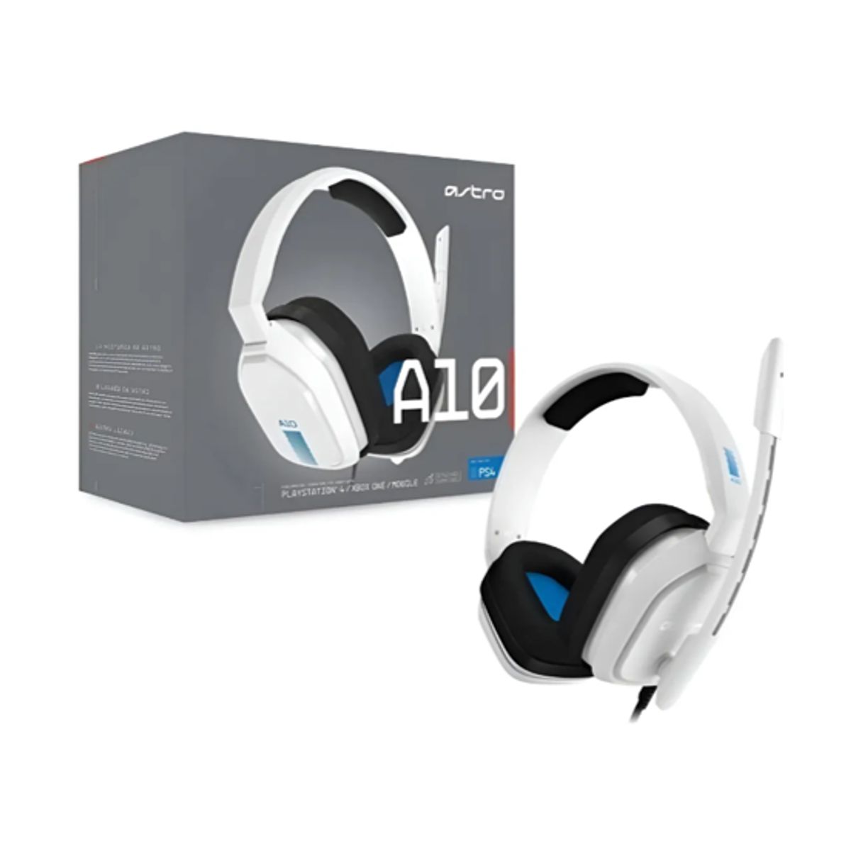 ASTRO GAMING - AUDIFONOS GAMER INALÁMBRICOS ASTRO GAMER A10 BLANCO Y AZUL