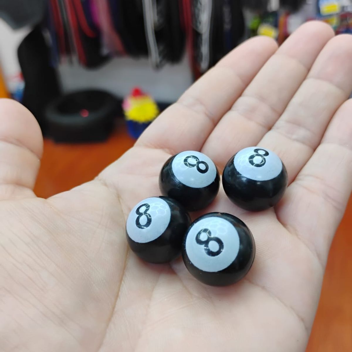GENERICO - *Set de 4 Tapas de Válvulas Universal Tuning BOLA 8