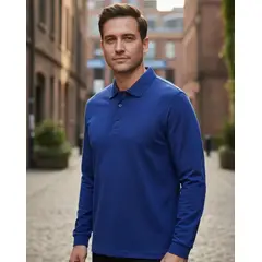 BLUE MOUNTAIN - POLERA PIQUE MANGA LARGA