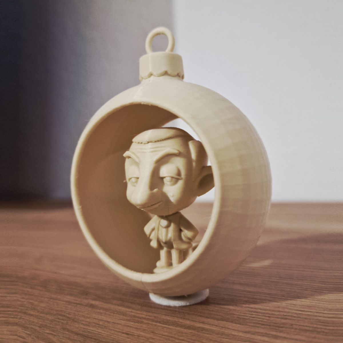 GENERICO - Adorno para el árbol de Navidad- Mr Bean Navideño