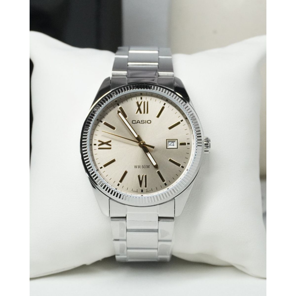 CASIO - RELOJ CASIO MTP1302DD-9AV HOMBRE ANALOGO ACERO WR50M