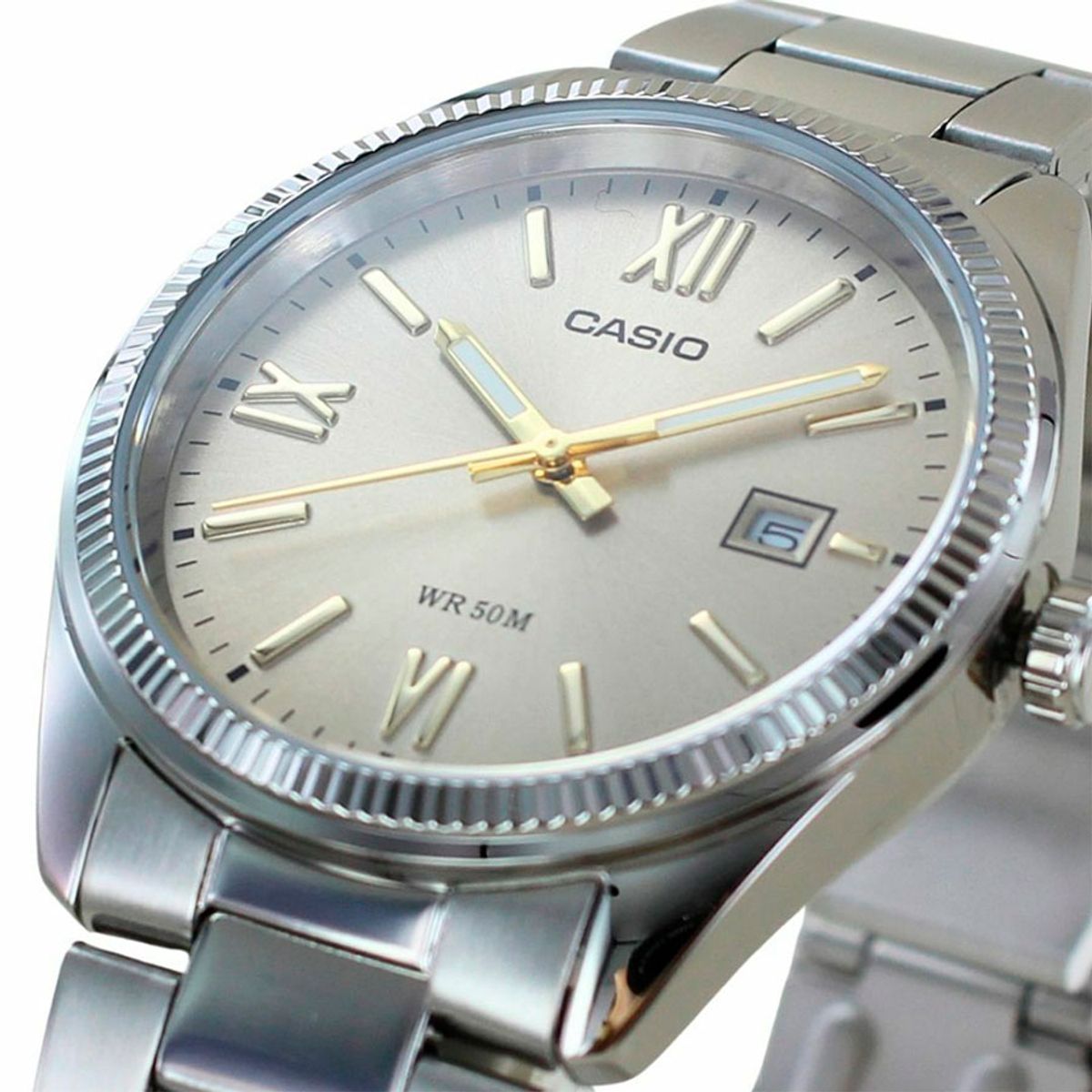 CASIO - RELOJ CASIO MTP1302DD-9AV HOMBRE ANALOGO ACERO WR50M