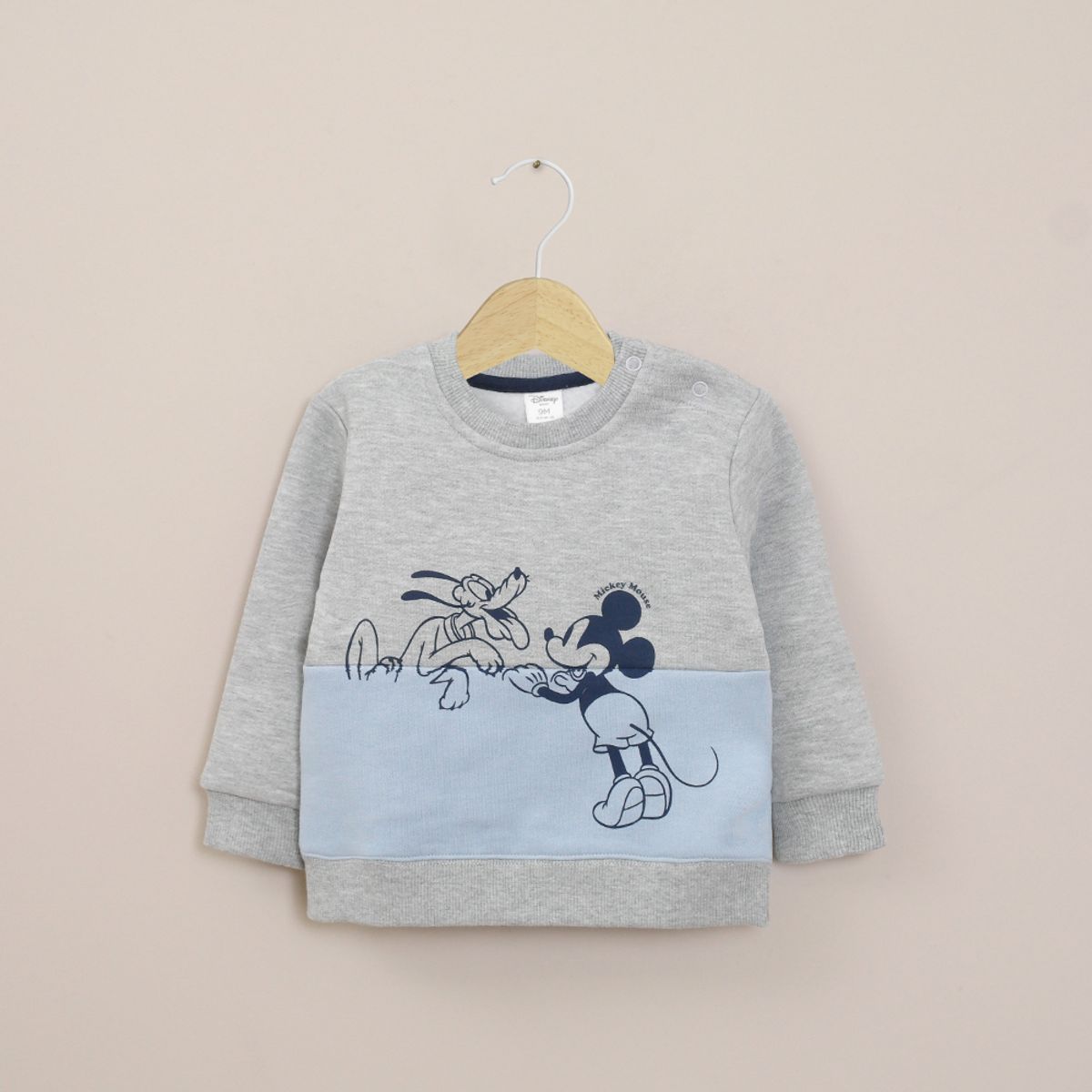 OPALINE - Poleron Infant Niño Gris Disney