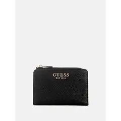 GUESS - Billetera Mujer Laurel Ii Slg Zip Arnd Crd Cse Negro