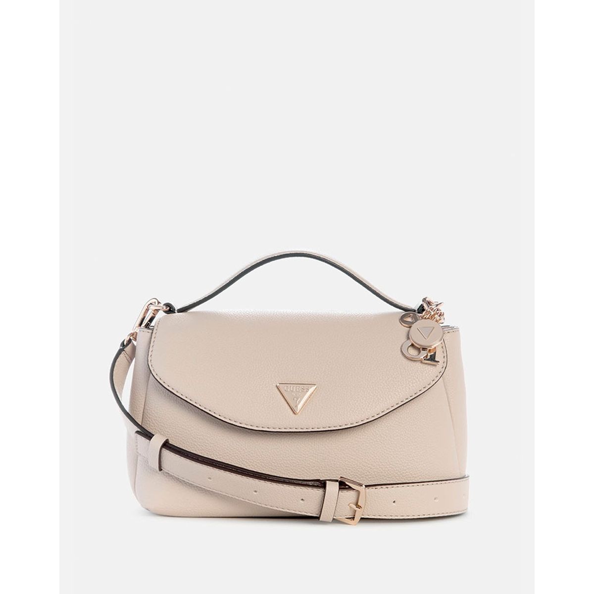 GUESS - Cartera Mujer Evie Handle Flap Gris Guess