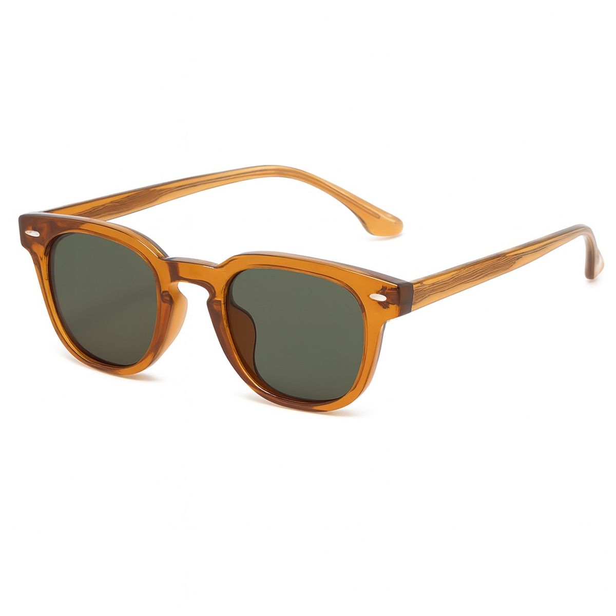 GENERICO - Lentes De Sol Sh509268 Remaches Cuadrado Unisex Tr90 Uv400
