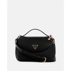 GUESS - Cartera Mujer Evie Handle Flap Negro