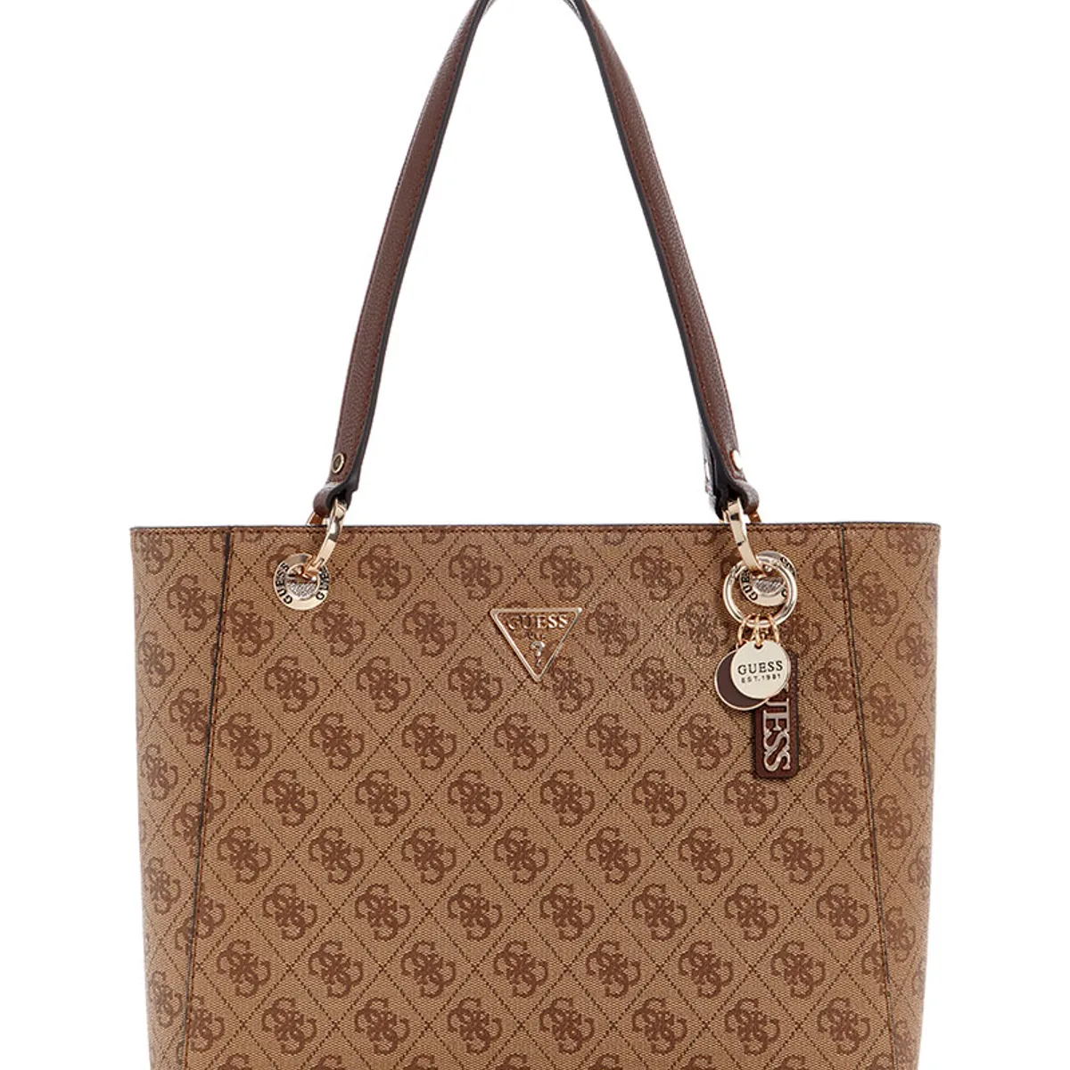 GUESS - Cartera Noelle Ii Small Tote Marrón
