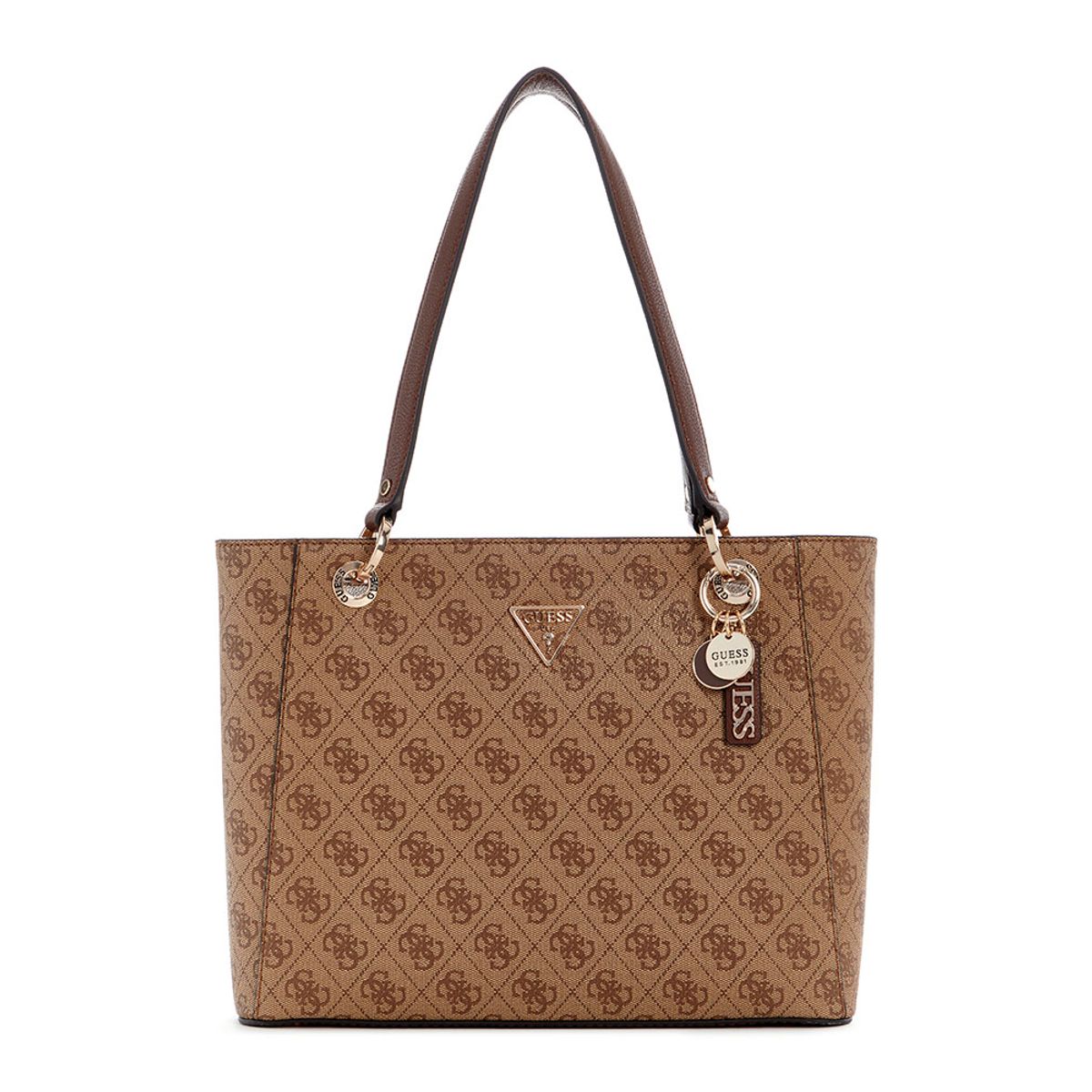 GUESS - Cartera Noelle Ii Small Tote Marrón