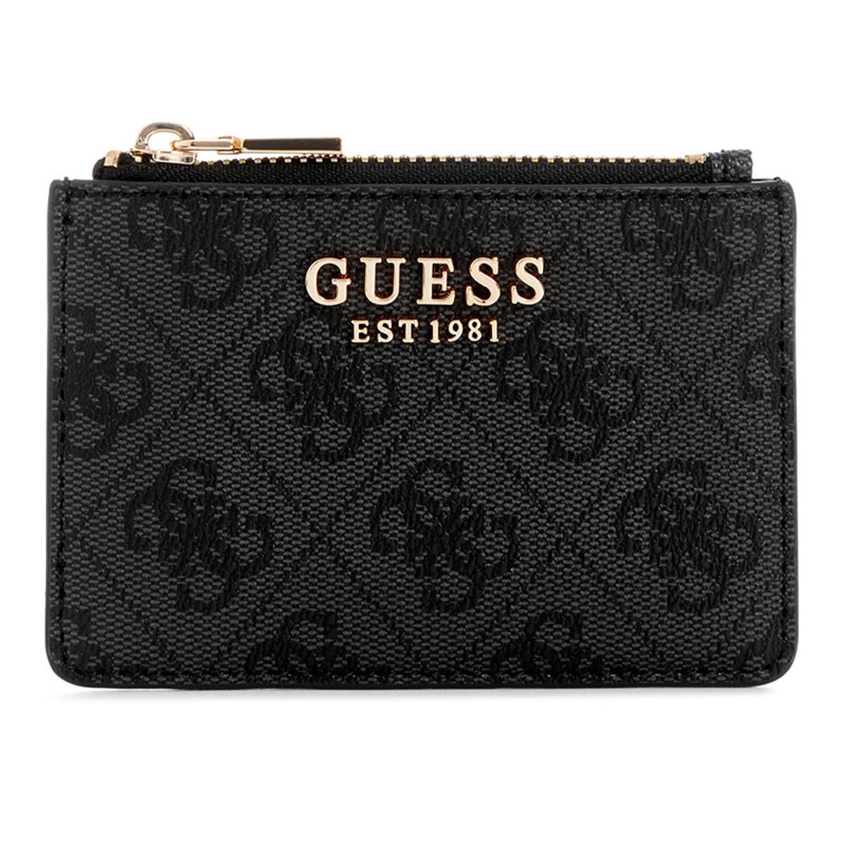 GUESS - Monedero Mujer Laurel Ii Slg Credit Card Case Negro Guess