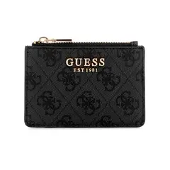 GUESS - Monedero Mujer Laurel Ii Slg Credit Card Case Negro