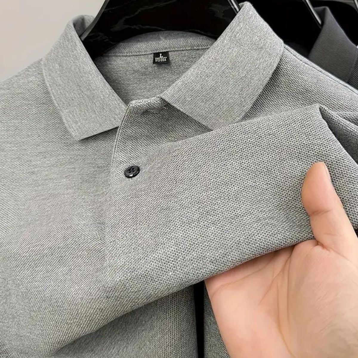 BLUE MOUNTAIN - POLERA PIQUE MANGA LARGA