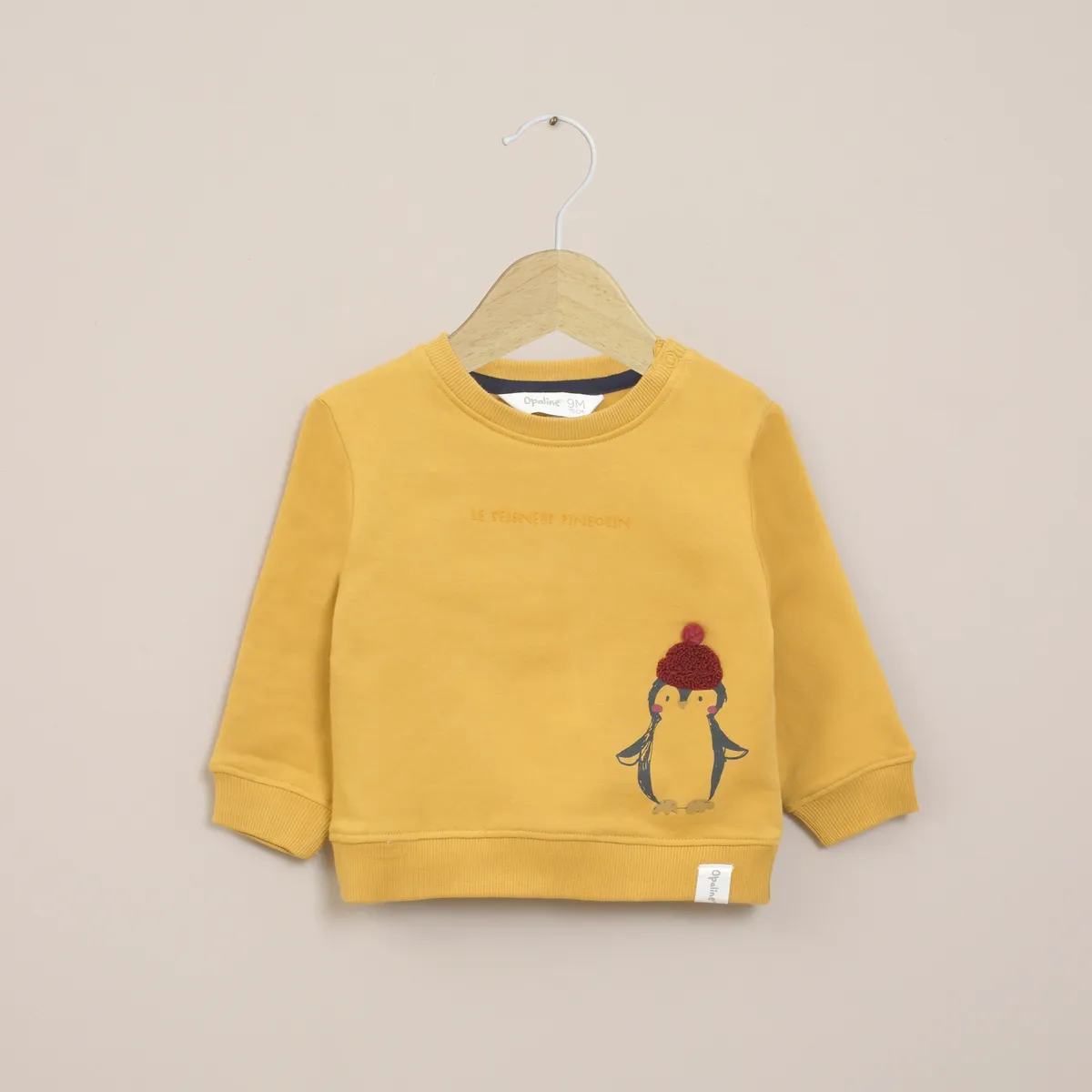 OPALINE - Poleron Infant Niño Mostaza