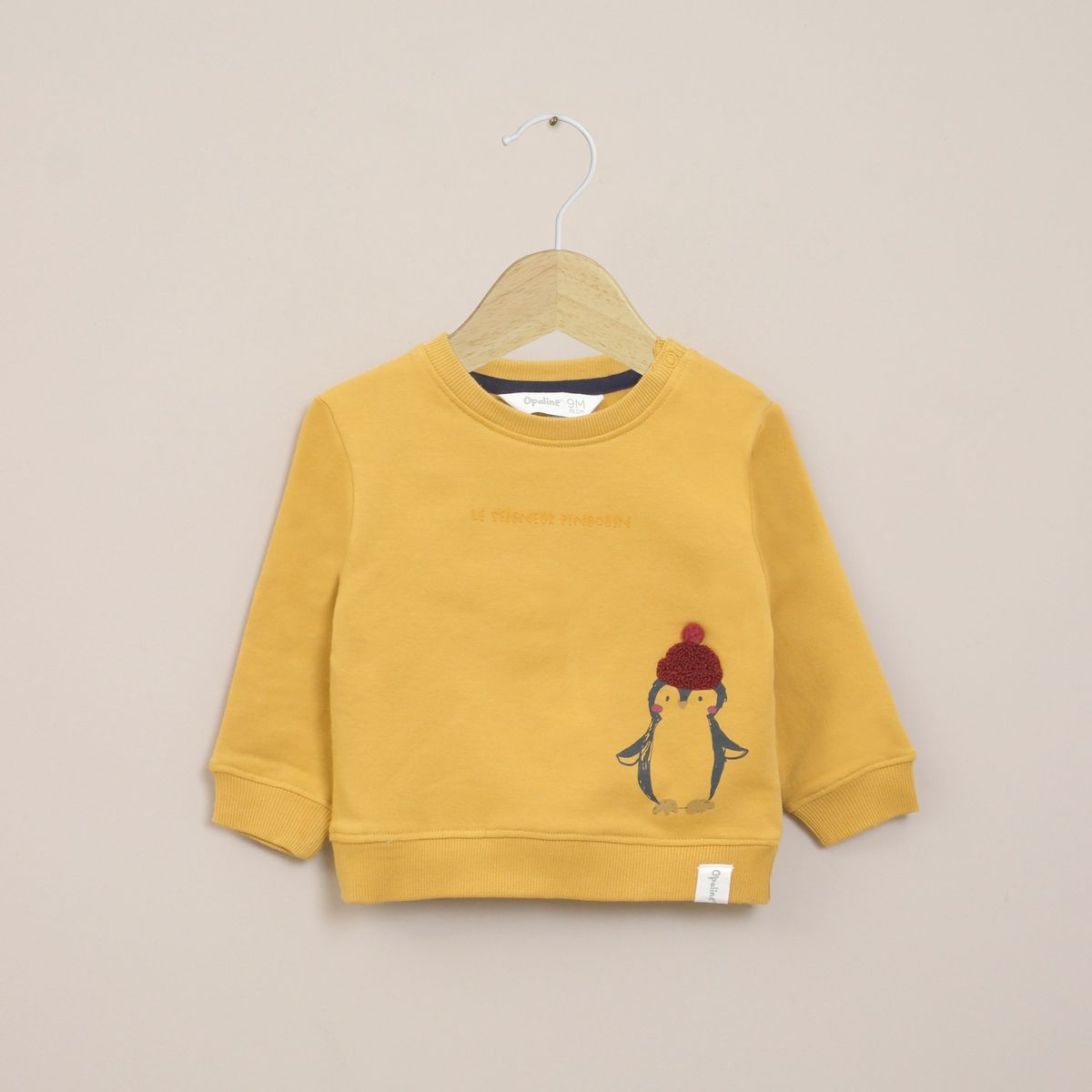OPALINE - Poleron Infant Niño Mostaza