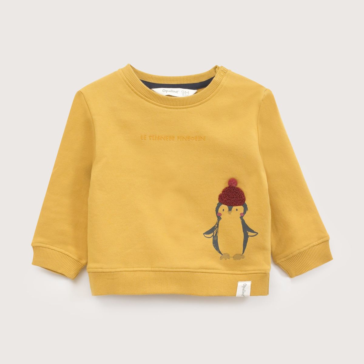 OPALINE - Poleron Infant Niño Mostaza