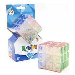 HASBRO - Cubo Rubiks Crystal 3x3 - Rubik Original