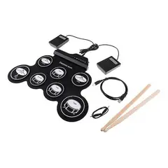 OEM - Bateria Electronica Digital De Practica 7 Pad 2 Pedales