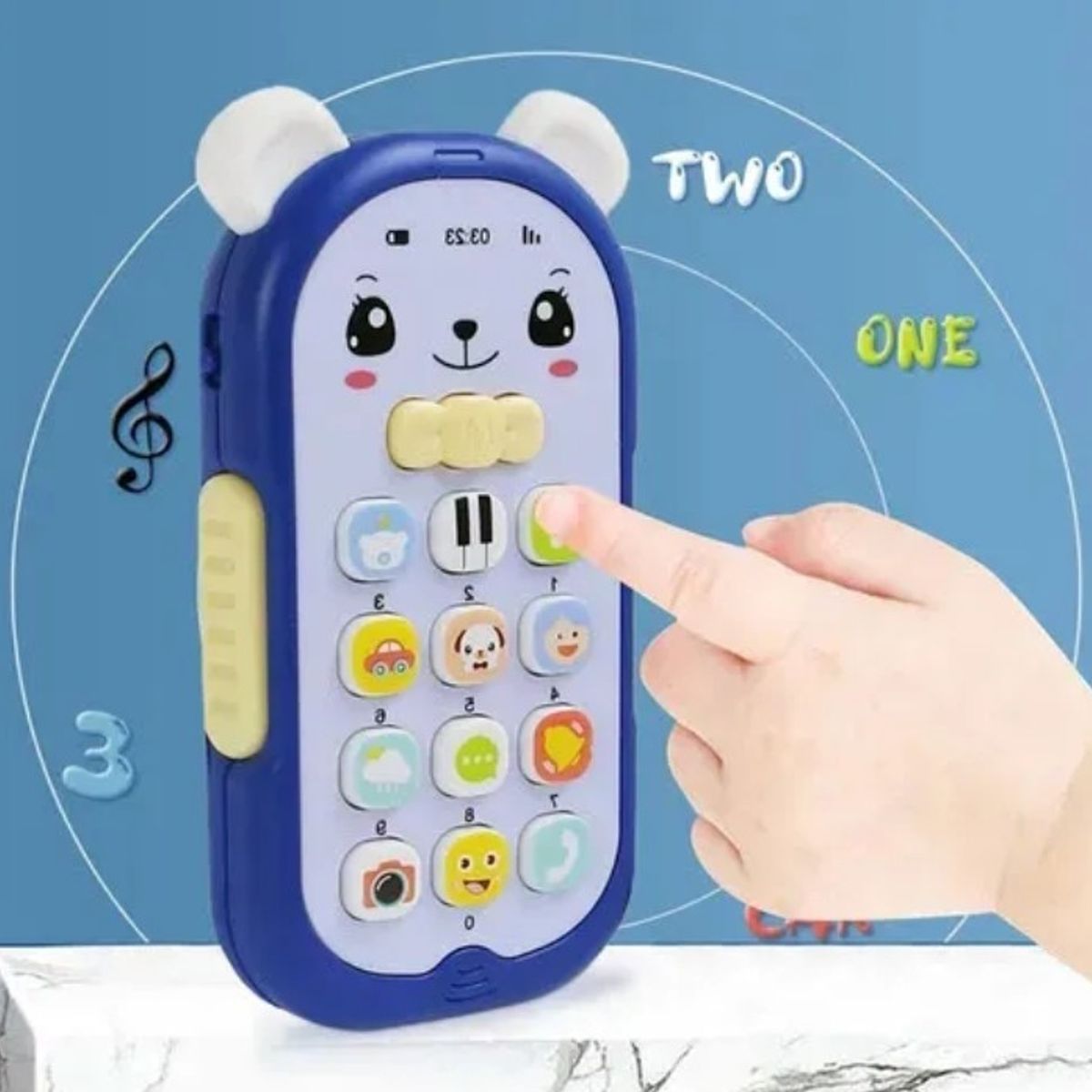 GENERICO - Juguete celular para bebe con luz y sonido incluye las pilas