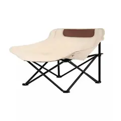GENERICO - SILLA PLEGABLE PARA ACAMPAR TIPO MOON CHAIR.