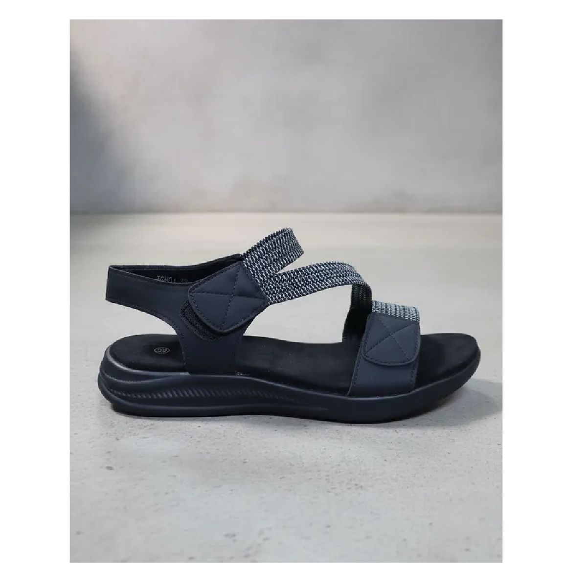 HERIEL - sandalia de mujer con velcro y gomas  tgh01