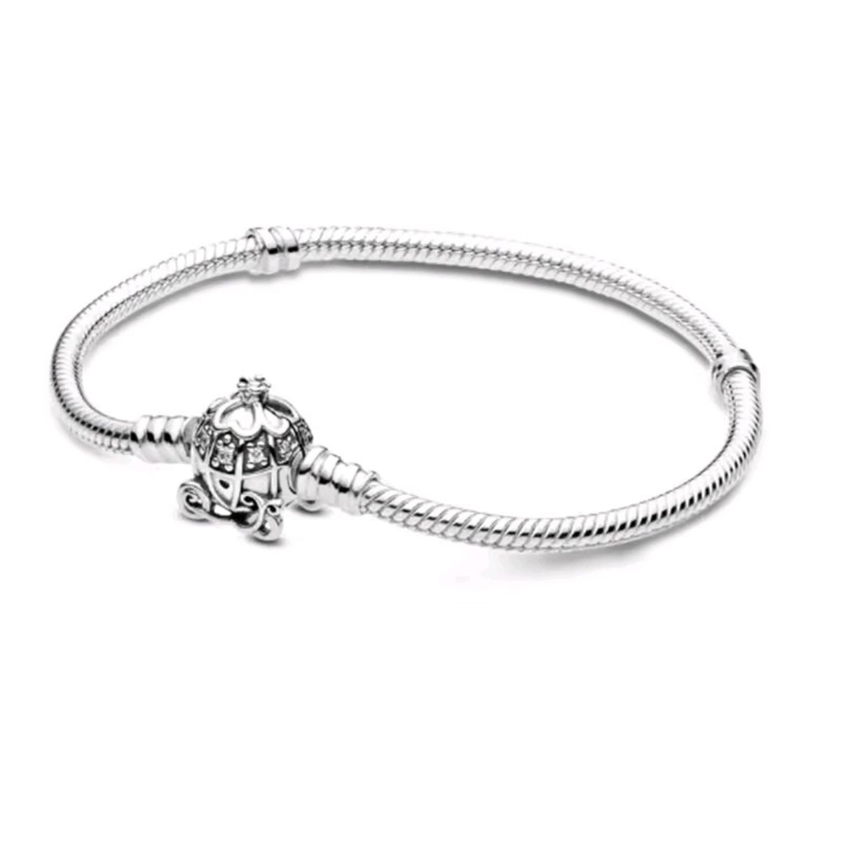 GENERICO - Pulsera Carroza de Princesa enchapada en Plata 925